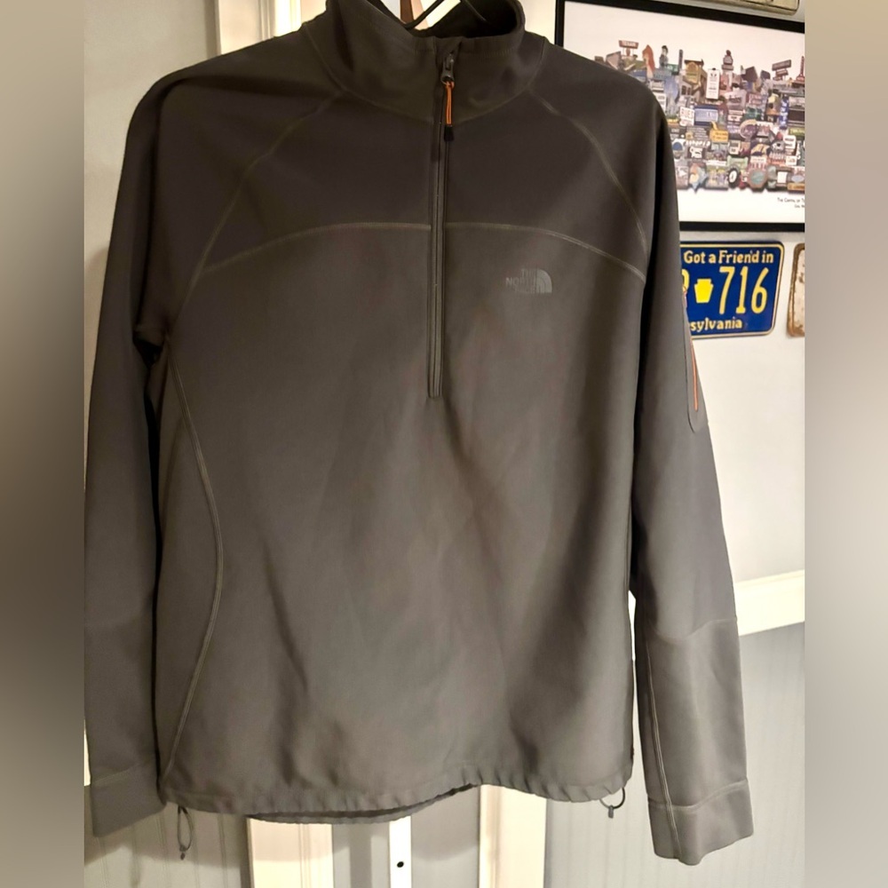 The North Face Fleece Jacket Mens Size Medium 1/4 Zip Size Large